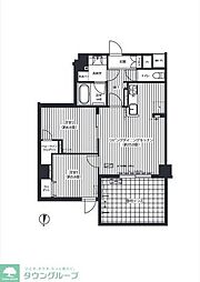 JR京浜東北・根岸線 北浦和駅 徒歩4分の賃貸マンション 1階2LDKの間取り