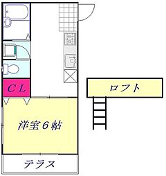 間取図画像 1DK
