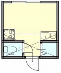 GrandStudiosakuraoka ワンルームの間取図画像