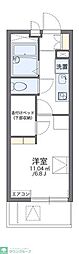 レオパレスアプロス 1Kの間取図画像
