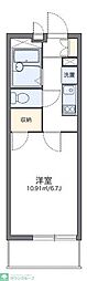 レオパレスサンライズ 1Kの間取図画像