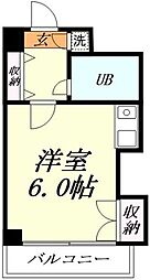 アトーレ東大門 ワンルームの間取図画像