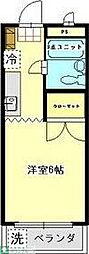 CRESENTTOWN 1Kの間取図画像
