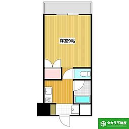 グレイス聖 1Kの間取図画像