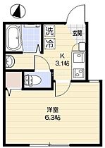 東京都中野区本町6丁目（賃貸アパート1K・2階・20.06㎡） その2