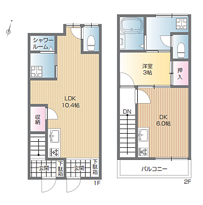 １階／１R、２...