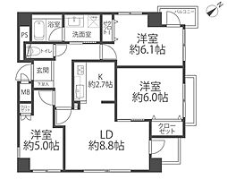 間取図画像 3LDK