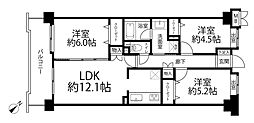 間取図画像 3LDK