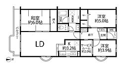 間取図画像 3SLDK