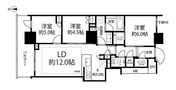 間取りを拡大表示