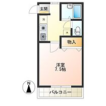 ローザス秋月 304 ｜ 山形県山形市緑町2丁目1-8（賃貸マンション1K・3階・24.00㎡） その2