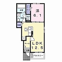 ベーチェル  ｜ 群馬県前橋市総社町総社（賃貸アパート1LDK・1階・44.70㎡） その2