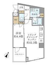 東京都港区高輪１丁目4-21（賃貸マンション1LDK・4階・41.74㎡） その2