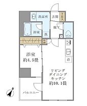 東京都港区高輪１丁目4-21（賃貸マンション1LDK・3階・37.44㎡） その2