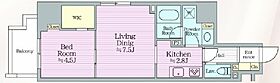 東京都台東区根岸３丁目21-5（賃貸マンション1LDK・9階・40.28㎡） その2