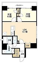 東京都台東区駒形２丁目6-10（賃貸マンション2LDK・11階・54.26㎡） その2