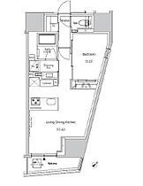 東京都新宿区市谷田町２丁目4（賃貸マンション1LDK・8階・51.00㎡） その2