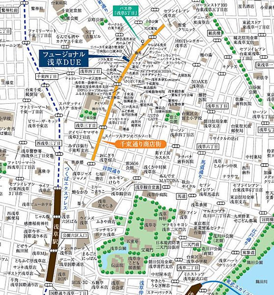 東京都台東区浅草５丁目(賃貸マンション1LDK・3階・42.93㎡)の写真 その21