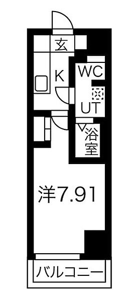 東京都江東区亀戸６丁目(賃貸マンション1K・12階・25.87㎡)の写真 その2