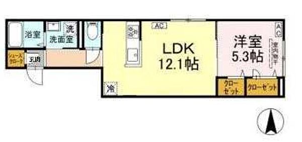 東京都足立区千住緑町２丁目(賃貸アパート1LDK・2階・42.40㎡)の写真 その2