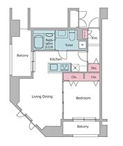 東京都港区東新橋２丁目4-8（賃貸マンション1R・11階・43.86㎡） その2