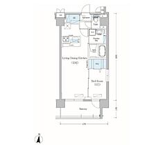 東京都墨田区菊川１丁目17-9（賃貸マンション1LDK・4階・40.43㎡） その2