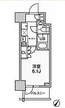 東京都品川区北品川２丁目24-7（賃貸マンション1K・8階・20.04㎡） その2