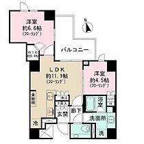 東京都新宿区戸山３丁目1-1（賃貸マンション2LDK・7階・53.01㎡） その2