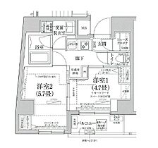 東京都墨田区東向島２丁目12-9（賃貸マンション2K・2階・33.56㎡） その2