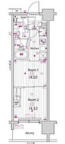 東京都江東区東砂２丁目11-11（賃貸マンション2K・12階・25.51㎡） その2