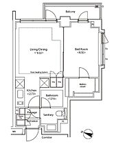 東京都新宿区喜久井町10（賃貸マンション1LDK・2階・45.07㎡） その2