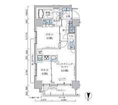 東京都墨田区緑２丁目3-14（賃貸マンション2LDK・8階・50.69㎡） その2