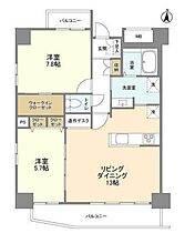 東京都荒川区西日暮里１丁目49-10（賃貸マンション2LDK・7階・65.29㎡） その2