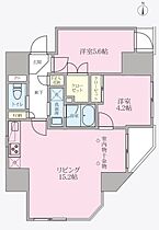 東京都台東区千束２丁目35-9（賃貸マンション2LDK・8階・55.26㎡） その2