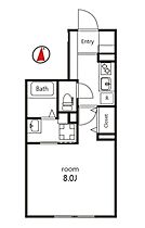 東京都江東区亀戸６丁目40-25（賃貸マンション1K・2階・25.66㎡） その2