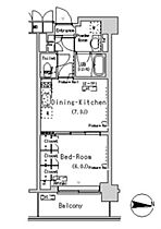 東京都江東区辰巳２丁目1-56（賃貸マンション1DK・5階・35.29㎡） その2