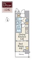 東京都荒川区荒川７丁目16-1（賃貸マンション1DK・5階・25.92㎡） その2