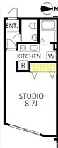 東京都新宿区二十騎町2-20（賃貸マンション1R・2階・26.08㎡） その2