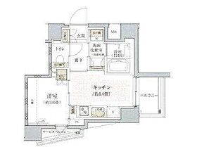 東京都新宿区早稲田町83-1（賃貸マンション1DK・5階・25.64㎡） その2