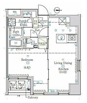 東京都台東区入谷２丁目20-9（賃貸マンション1LDK・7階・40.48㎡） その2