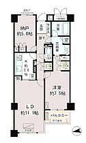 東京都港区南麻布２丁目8-1（賃貸マンション1LDK・2階・65.42㎡） その2