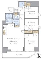 東京都台東区元浅草１丁目16-2（賃貸マンション3LDK・9階・54.65㎡） その2