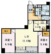 東京都千代田区神田三崎町２丁目4-5（賃貸マンション2LDK・9階・63.95㎡） その2