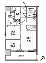 東京都台東区浅草５丁目34-4（賃貸マンション2LDK・8階・46.73㎡） その2