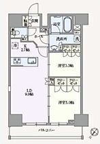 東京都江東区塩浜１丁目3-20（賃貸マンション2LDK・11階・49.83㎡） その2