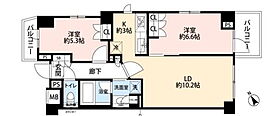 東京都港区六本木７丁目6-15（賃貸マンション2LDK・2階・55.41㎡） その2