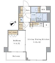 東京都文京区小日向４丁目4-14（賃貸マンション1LDK・4階・40.52㎡） その2