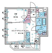 東京都大田区北馬込１丁目23-9（賃貸マンション1LDK・3階・40.77㎡） その2