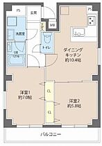 東京都千代田区東神田３丁目3-6（賃貸マンション2LDK・11階・51.63㎡） その2