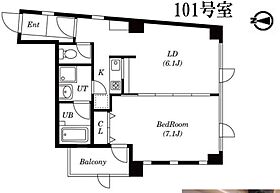 東京都新宿区四谷４丁目21-48（賃貸マンション1LDK・1階・36.15㎡） その2